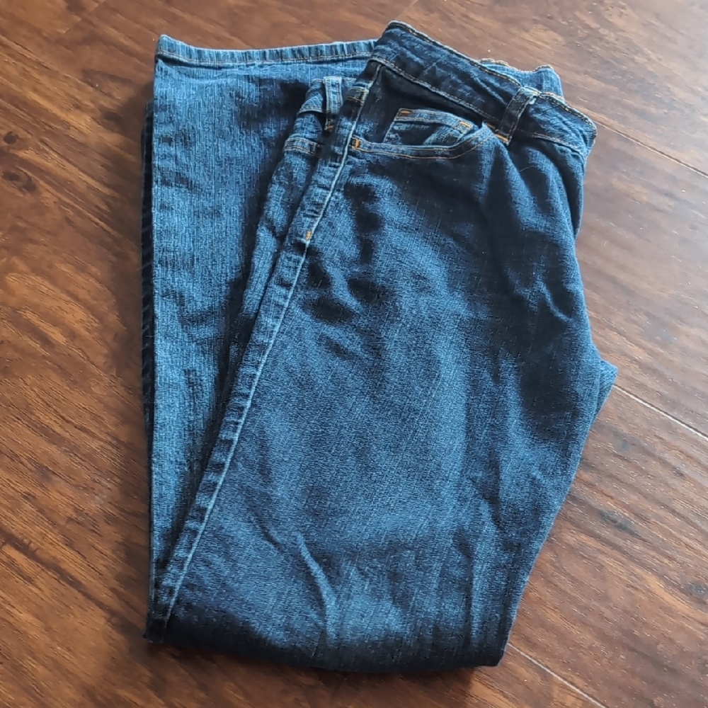 Faded Glory Blue Straight-Leg Jeans Classic Denim‎